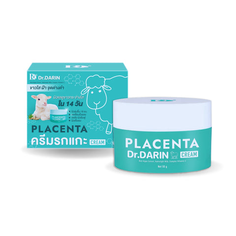 Dr. Darin Placenta Cream (50 g) ดร. ดาริน พลาเซนต้า ครีม ครีมรกแกะฟื้นฟูผิวกระจ่างใส 50g