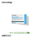 Charcoalogy Acne Clearing Face and Body Clay Soap (100g) ชาร์โคโลจีสบู่ก้อนถ่านไม้ไผ่สูตร - Organic Pavilion