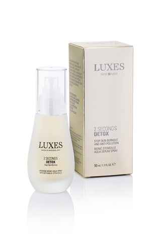 Luxes 2 Seconds Detox Spray (50ml / 15ml) ลดการเกิดผดและสิว การอุดตัน อุดมไปด้วยสารต่อต้านอนุมูลอิสระ