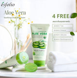 ESFOLIO (BTG) Aloe Vera Soothing Cleansing Foam (150 g) เอสโฟลิโอ อโล เวร่า ซูทธิง เคล็นซิ่ง โฟม 150g - Organic Pavilion