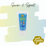 Just Gentle Swim & Sports Shampoo & Body Wash - Cotton Bloom (45 ml / 180 ml) เจลสระผม & อาบน้ำ หลังเล่นกีฬา สำหรับเด็ก