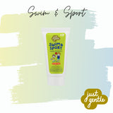 Just Gentle Swim & Sports Shampoo & Body Wash - Fruity Fresh (45 ml / 180 ml)  เจลสระผม & อาบน้ำ หลังเล่นกีฬา สำหรับเด็ก