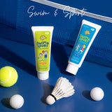 Just Gentle Swim & Sports Shampoo & Body Wash - Fruity Fresh (45 ml / 180 ml)  เจลสระผม & อาบน้ำ หลังเล่นกีฬา สำหรับเด็ก