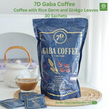 7D Gaba Coffee  Coffee with Rice Germ and Ginkgo Leaves (7 Sachets / 30 Sachets) เซเวนดี กาแฟผสมจมูกข้าวและใบแป๊ะก้วย Aromdee Farm