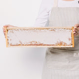 Supha Bee Farm รวงรังผึ้งคอนไม้ Honey Comb with Frame (1 pc)