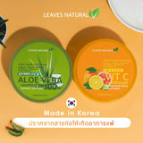 Leaves Natural Aloe Vera Soothing Gel 100% (300ml) ลีฟ แนชเชอรัล อโล เวร่า ซูทธิง เจล 100%