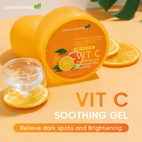 Leaves Natural Vit C Soothing Gel (300ml) ลีฟ แนชเชอรัล วิตซี ซูทธิง เจล 300ml