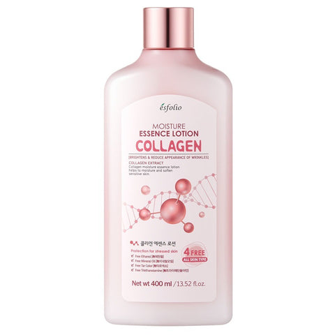 ESFOLIO (BTG) Collagen Moisture Essence Lotion (400 ml) เอสโฟลิโอ คอลลาเจน มอยช์เซอร์ เอสเซ้นส์ โลชั่น 400ml