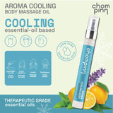 Chommpinn Aroma Cooling Body Massage Oil สเปรย์นวดหอมเย็น สูตรน้ำมันหอมระเหย 100% - Organic Pavilion