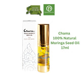 Chama 100%  Moringa Seed Oil For Face and Body (17 ml) ฉมา น้ำมันเมล็ดมะรุมสกัดเย็นสำหรับผิวหน้าและผิวกาย 17ml