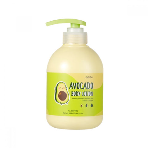 ESFOLIO (BTG) Avocado Body Lotion (500 ml) เอสโฟลิโอ อะโวคาโด บอดี้ โลชั่น 500ml