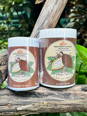 Fresh Mountain Cocoa Powder 100% (300g or 150g) เฟรช เม้าน์เท่น ผงโกโก้ 100 %