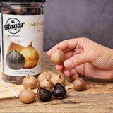 BLAGAR Aged Black Garlic - Unpeeled (120g / 250g) บลาก้า กระเทียมบ่มดำแบบมีเปลือก Aromdee Farm