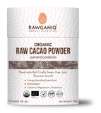 Rawganiq ผงคาเคาดิบออร์แกนิค Organic Raw Cacao Powder (100g or 300g)