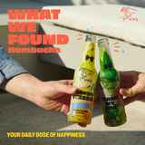 What We Found Sparkling Kombucha (250 ml) วอท วี ฟาวด์  คอมบูชะ คอบูชา ชาหมักสปาร์กกลิ้ง 250ml