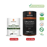 Rawganiq ผงสาหร่ายคลอเรลลาออร์แกนิค – แตกผนังเซลล์แล้ว Organic Chlorella Powder – Broken Cell (100g or 300g)