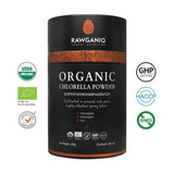 Rawganiq ผงสาหร่ายคลอเรลลาออร์แกนิค – แตกผนังเซลล์แล้ว Organic Chlorella Powder – Broken Cell (100g or 300g)