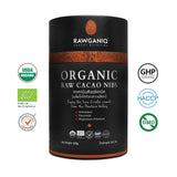 Rawganiq คาเคานิบส์ออร์แกนิค (เมล็ดโกโก้กะเทาะเปลือก) Organic Raw Cacao Nibs (100g or 300g)