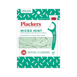 Plackers Micro Mint® Flossers (36 pcs.) ไหมขัดฟันแบบมีด้ามจับ-ไมโครมิ้นท์ 36 ชิ้น - Organic Pavilion