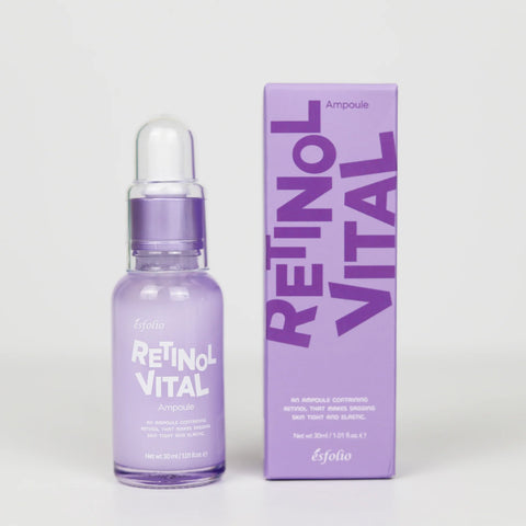 ESFOLIO (BTG) Retinol Vital Ampoule (30 ml) เอสโฟลิโอ เรตินอล ไวเทิล แอมพูล 30ml