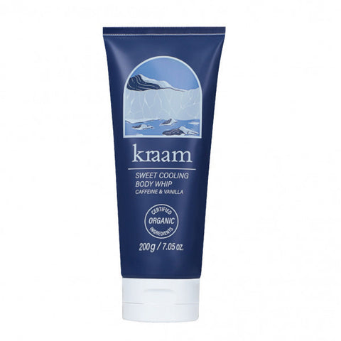 Kraam Sweet Cooling Body Whip (Caffeine & Vanilla) (200g) โลชั่นเนื้อวิปครีม ให้ความรู้สึกเย็นสบาย ไม่หนักผิว