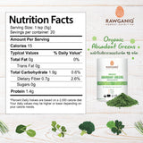 Rawganiq Organic Abundant Greens Powder (100g) ผงผักรวมออร์แกนิค 12 ชนิด 100g