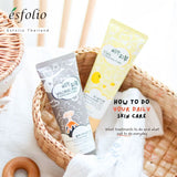 ESFOLIO (BTG) Pure Skin Volcanic Ash Cleansing Foam (150 g) เอสโฟลิโอ พิวเออร์ สกิน วอลคานิค แอช เคล็นซิ่ง โฟม 150g