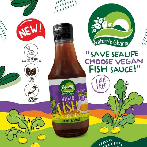 Nature's Charm Vegan Fish Sauce (300ml) เนเจอร์ชาร์ม น้ำปลาวีแกน น้ำปลาเจ 300ml