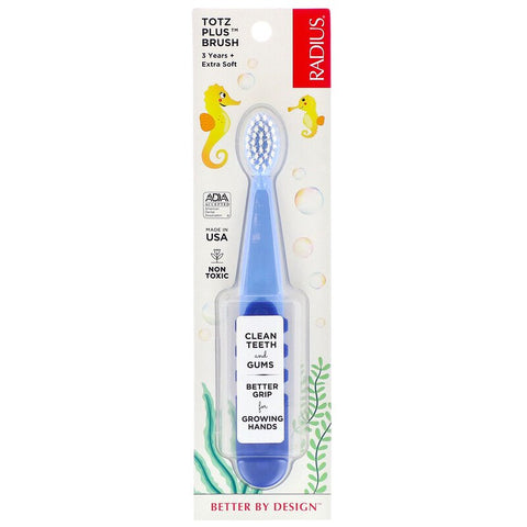 Radius Totz® Plus Brush 3 yrs + Extra Soft แปรงสีฟันสำหรับเด็ก 3 ปีขึ้นไป (25 g) - Organic Pavilion