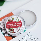 Ira Natural Lip Balm ไอรา ลิปบาล์ม กลิ่นสตอเบอร์รี่ Strawberry Flavored (10g) - Organic Pavilion